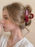 Minimalist Heart-Shape Hair Claw Clip