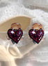 Crystal Heart Mini Hair Claw Clip