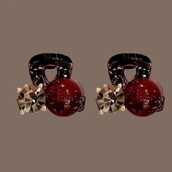 Cherry Mini Hair Claw Clip