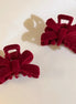 Flannel Butterfly Mini Hair Claw Clip
