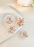 Crystal Flower Mini Hair Claw Clip