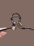 Square Crystal Metal Hair Claw Clip