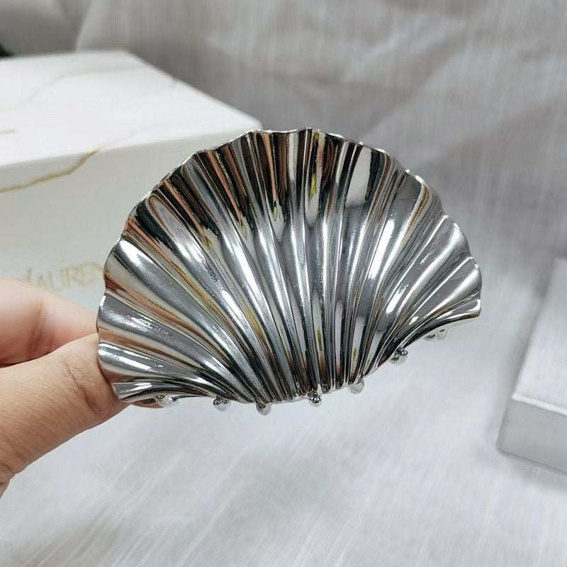 Large Metal Shell Hair Claw Clip