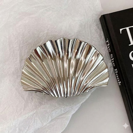 Large Metal Shell Hair Claw Clip