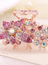 Iridescent Pink Blossom Hair Claw Clip