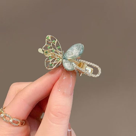 Crystal Butterfly Duckbill Hair Clip