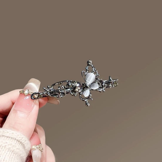 Crystal Butterfly Duckbill Hair Clip