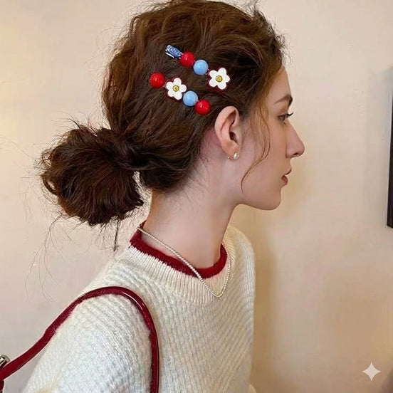 Camellia Candy Duckbill Hair Clip