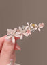 Glaze Fairy Flower Duckbill Hair Clip