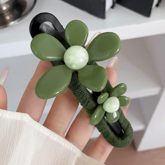 Large Flower Duckbill Hair Clip