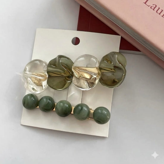 Acrylic Candy Ball Duckbill Hair Clip