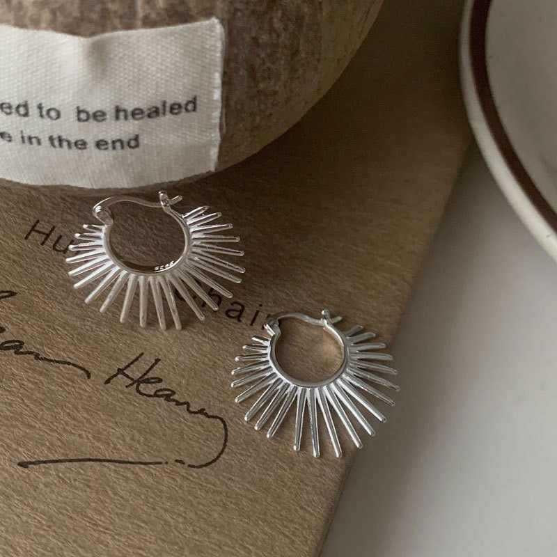 Sunbrust Hoop Earrings