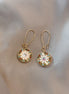 Boho Gemstone Flower Earrings