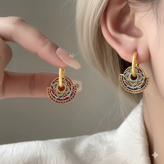 Vintage Ethnic Style Earrings