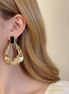 Irregular Liquid-shape Earrings