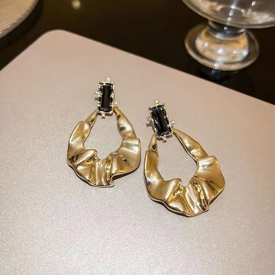 Irregular Liquid-shape Earrings