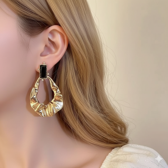 Irregular Liquid-shape Earrings