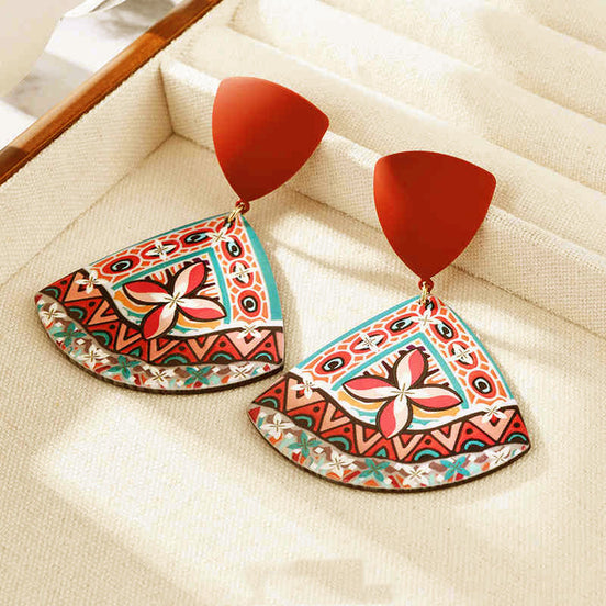 Colorful Ethnic Style Shell Earrings