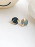 Sun & Moon Mother of Pearl Earrings