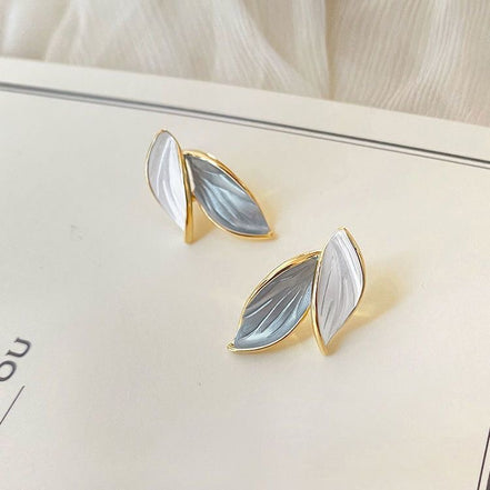 Leaves Mother of Pearl Earrings