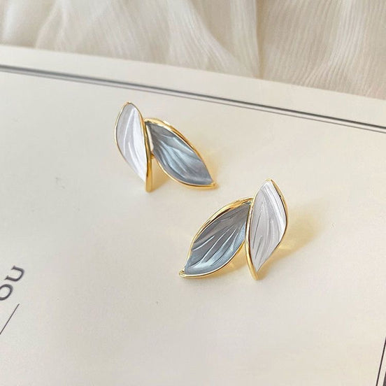 Leaves Mother of Pearl Earrings