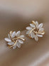 Cat's Eye Petals Earrings