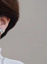 Triple Leaves Crystal Earrings