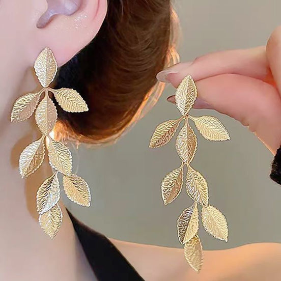 Golden Leaves Earrings