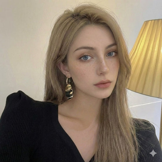 Vintage Round Tassel Earrings