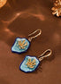 Oil Paint Flower Earrings
