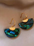 Jelly Arcylic Semicircle Earrings
