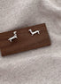 Sliver Clour Sausage Dog Ear Pins
