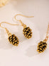 Autumn’s First Frost Grove Cones Earrings & Necklace Set