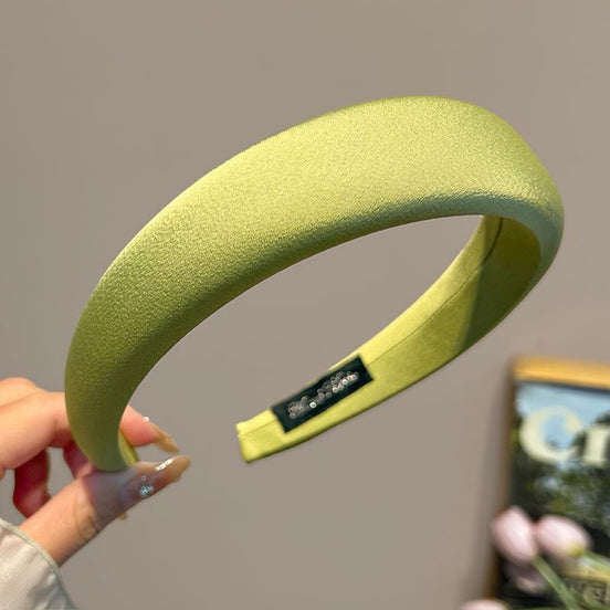 Satin Wide Padded Headband