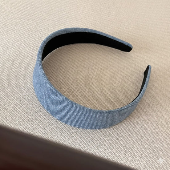 Denim Wide Headband
