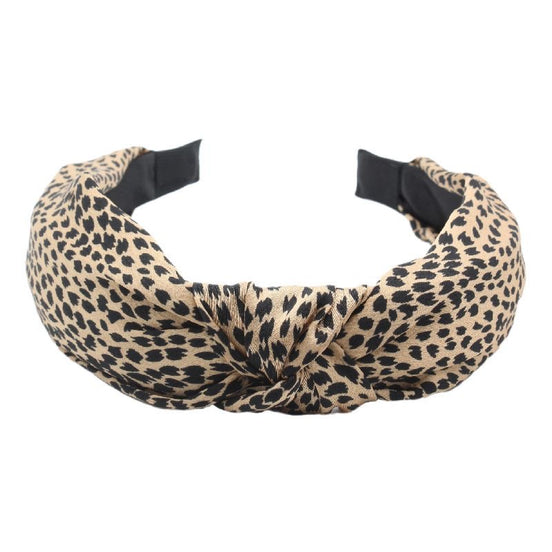 Leopard Print Wide Headband