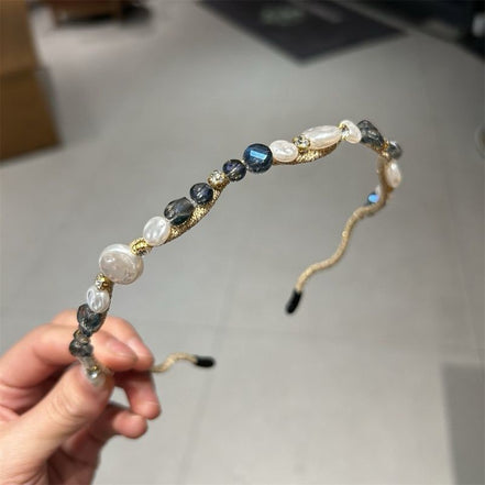 Pearl & Crystal Row Headband