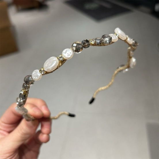 Pearl & Crystal Row Headband