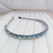 Round Crystal Row Headband