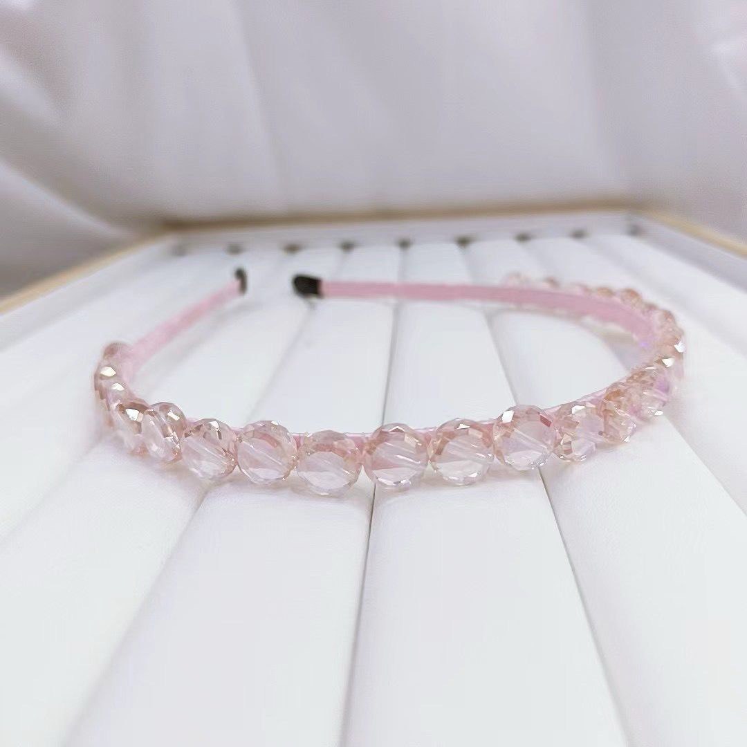 Round Crystal Row Headband