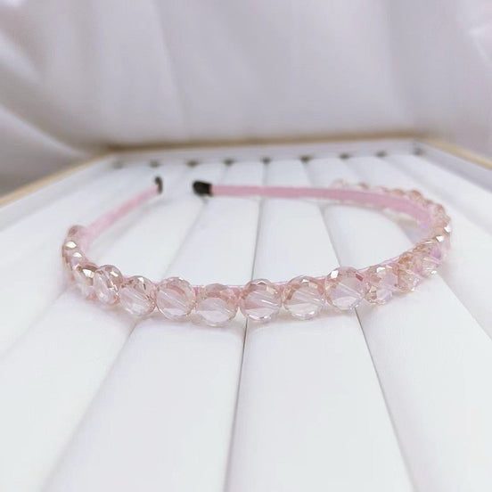 Round Crystal Row Headband
