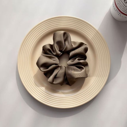 Minimalist Satin Hair Scrunchy