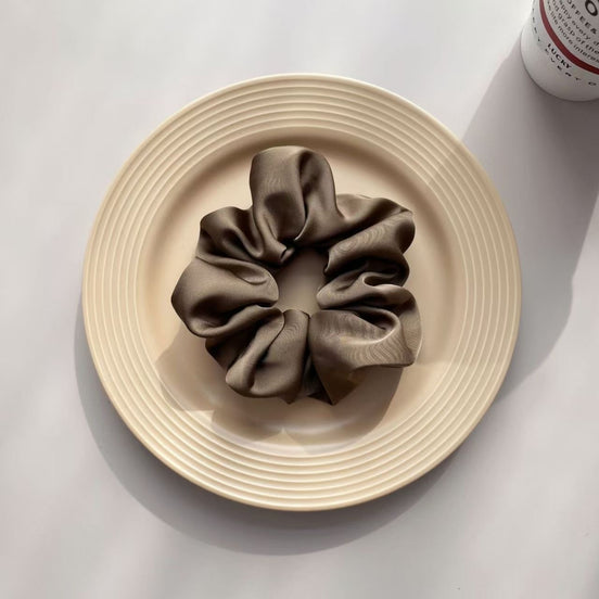 Minimalist Satin Hair Scrunchy