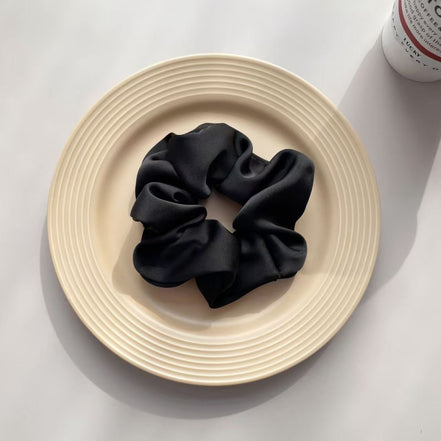 Minimalist Satin Hair Scrunchy