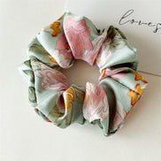 Mori Satin Flower Hair Scrunchy