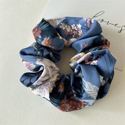 Mori Satin Flower Hair Scrunchy