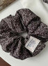 Vintage Crushed Flower Hair Scrunchy