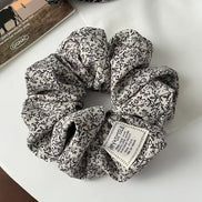 Vintage Crushed Flower Hair Scrunchy