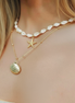 Ocean Series Sea Star & Shell Pendant Necklace Set