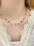 Boho Colorful Daisy Necklace